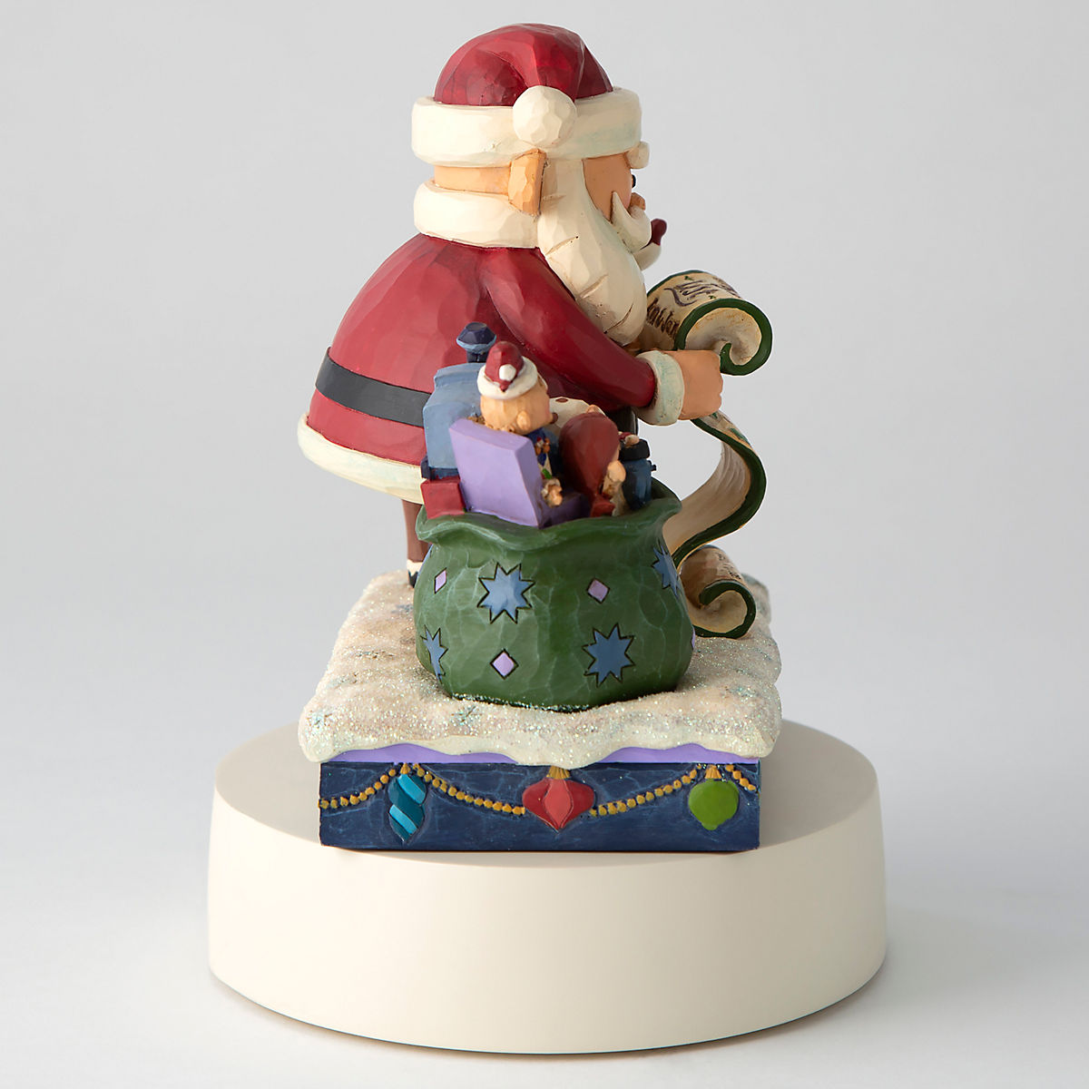 Jim Shore Rudolph & Santa with List Ornament #6006793 New 