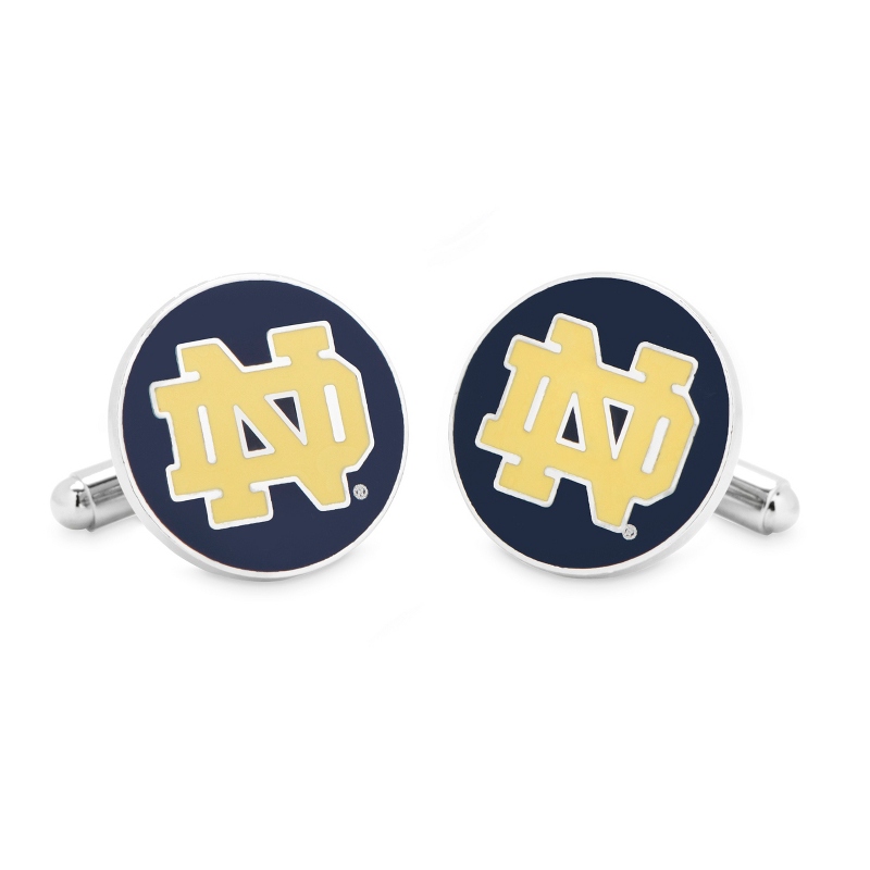 Image of Notre Dame University NCAA Logo Cuff Links