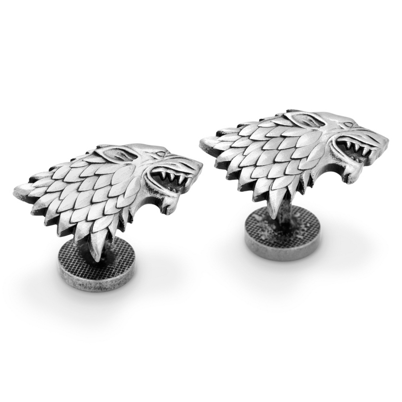 Image of Game of Thrones Stark Direwolf Sigil Cuff Links