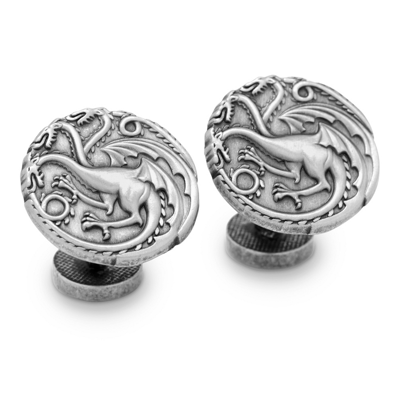 Image of Game of Thrones Targaryen Three-Headed Dragon Cuff Links