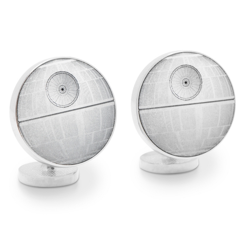 Image of Lucasfilm LTD Death Star Blueprint Cuff Links
