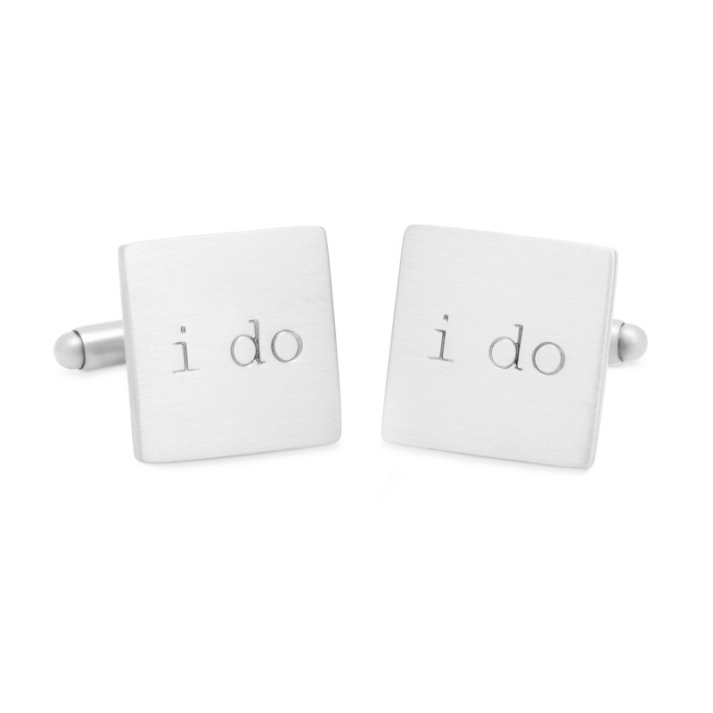 Image of Cufflinks Inc Wedding I Do Cuff Links