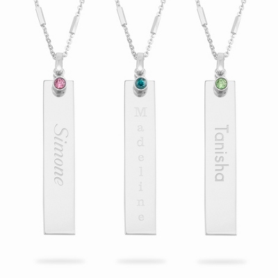 birthstone necklace for wife