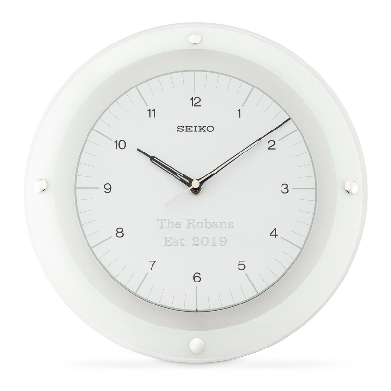 Image of Seiko Quiet Curved Wall Clock