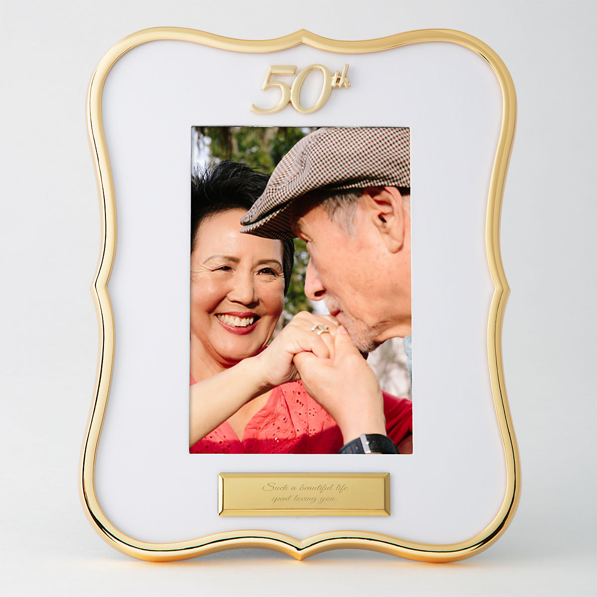 Engraved Free Wedding,Anniversary Personalised Silver Hearts 5x7 Photo Frame 