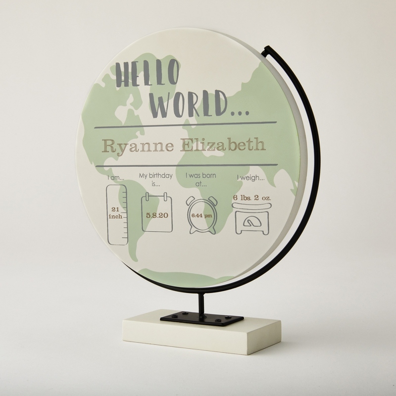 Image of Hello World Birth Record and Photo Clip