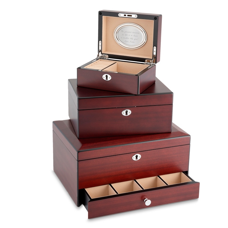 Image of Matte Brown Jewelry Box