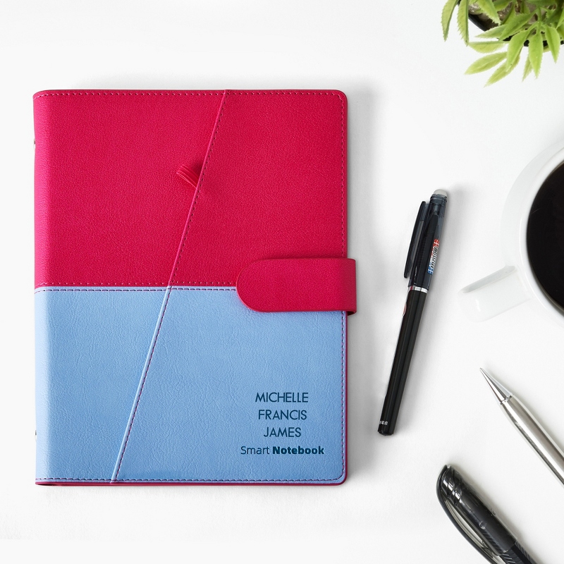 Image of Pink Erasable Whiteboard Personalized Journal