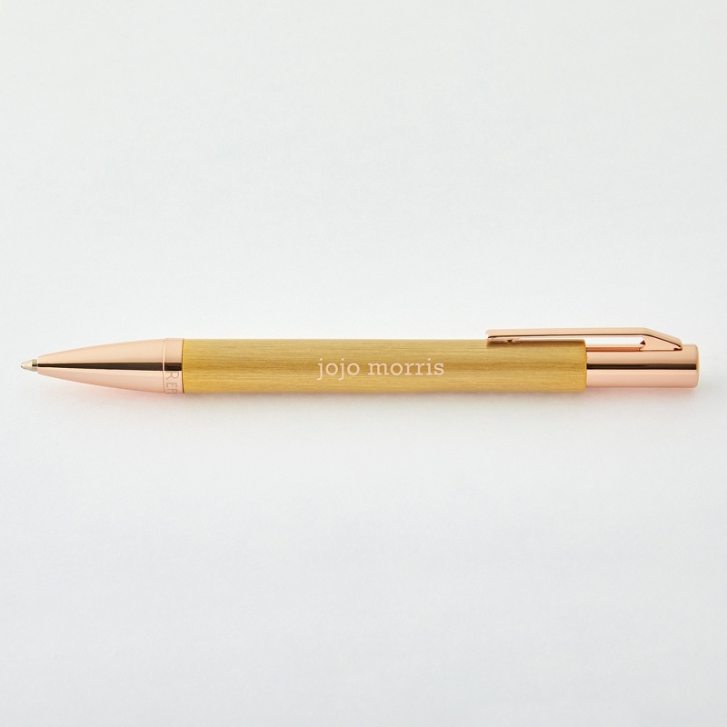 Image of Reflections Brushed Rose Personalized Ballpoint Pen