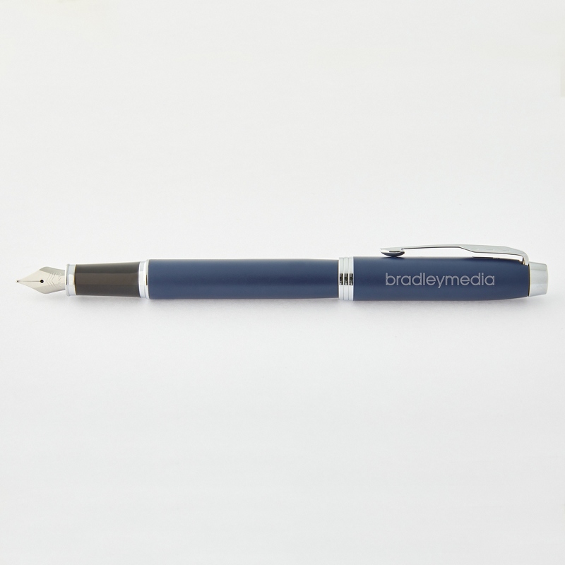Image of Parker IM Matte Blue Fountain Pen