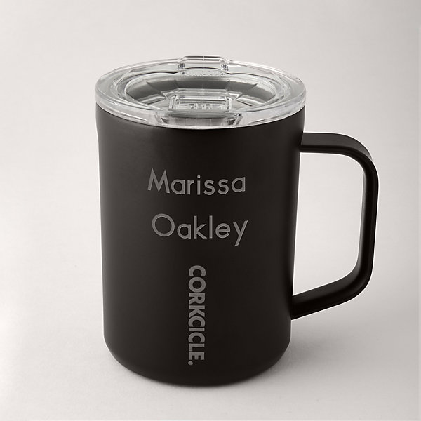 16 oz stainless coffee mug with lid