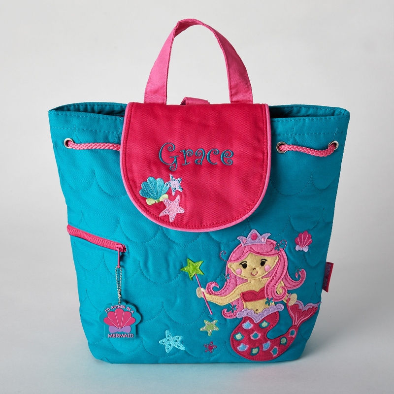 Image of Mermaid Quilted Kids Backpack