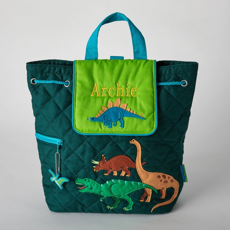 Image of Dinosaur Quilted Kids Backpack