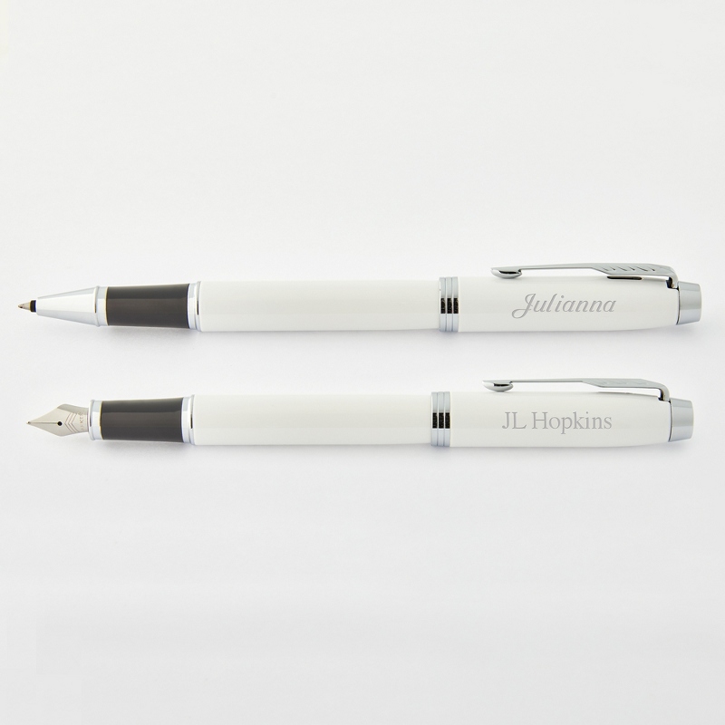 Image of Parker IM White Chrome Pen