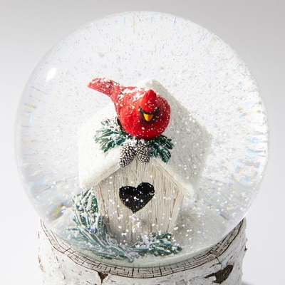 Cool Snow Globes Schneekugel Cardinal Singing 