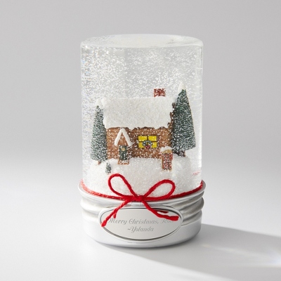 father daughter snow globes