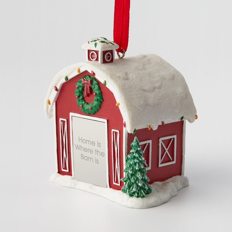 Image of Barn Resin Ornament