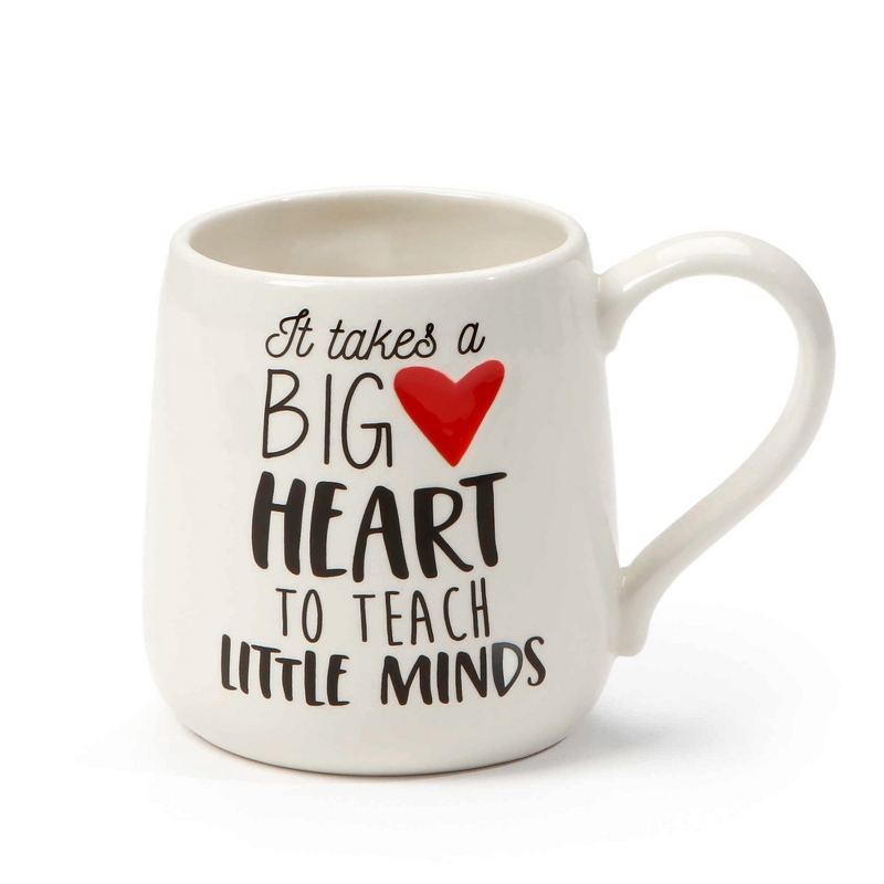 Image of 16 OZ Big Heart Teacher Mug