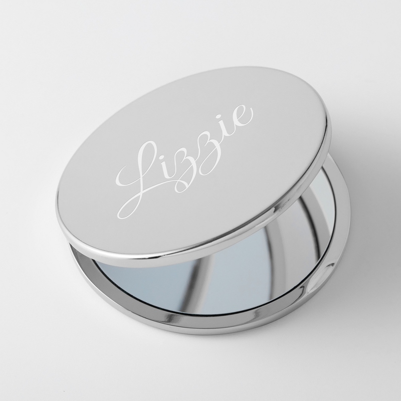 Image of Personalized Silver Compact