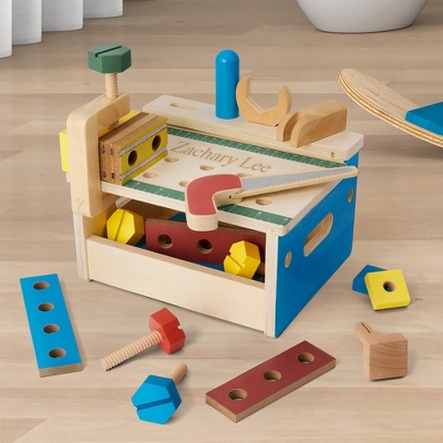 melissa & doug hammer and saw tool bench