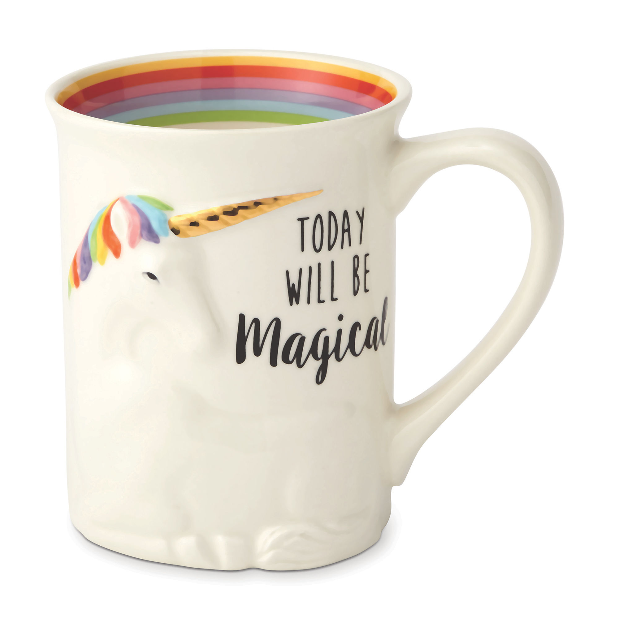 20 oz Stoneware Coffee Mug-Today I Choose To Be A Unicorn 