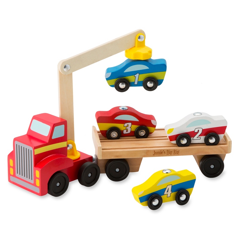 Melissa and Doug Laser Engraved Wood Toy Loader