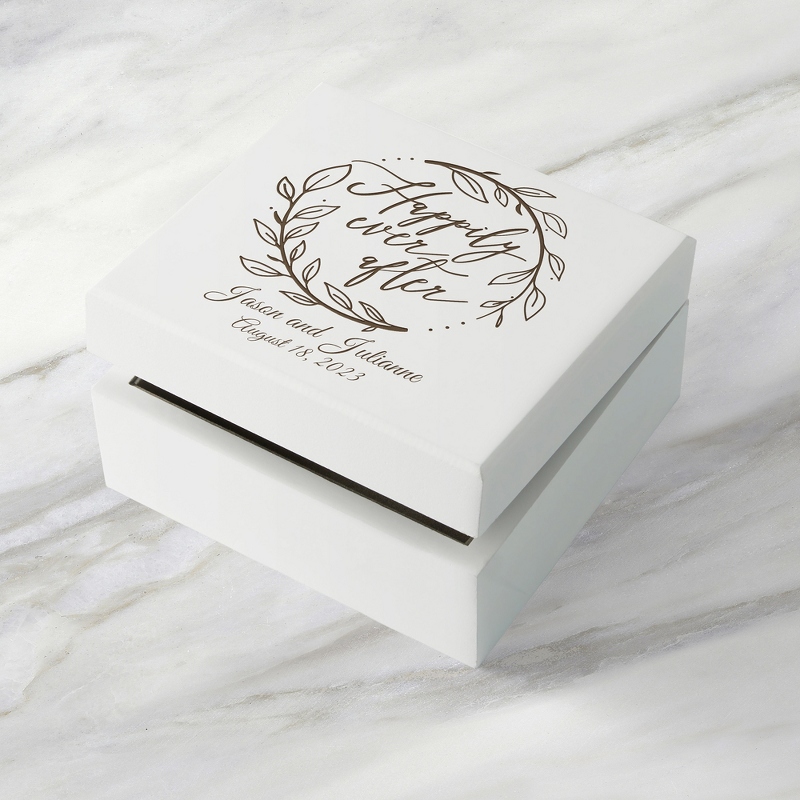 Image of Happily Ever After Laser Engraved Wood Keepsake Box
