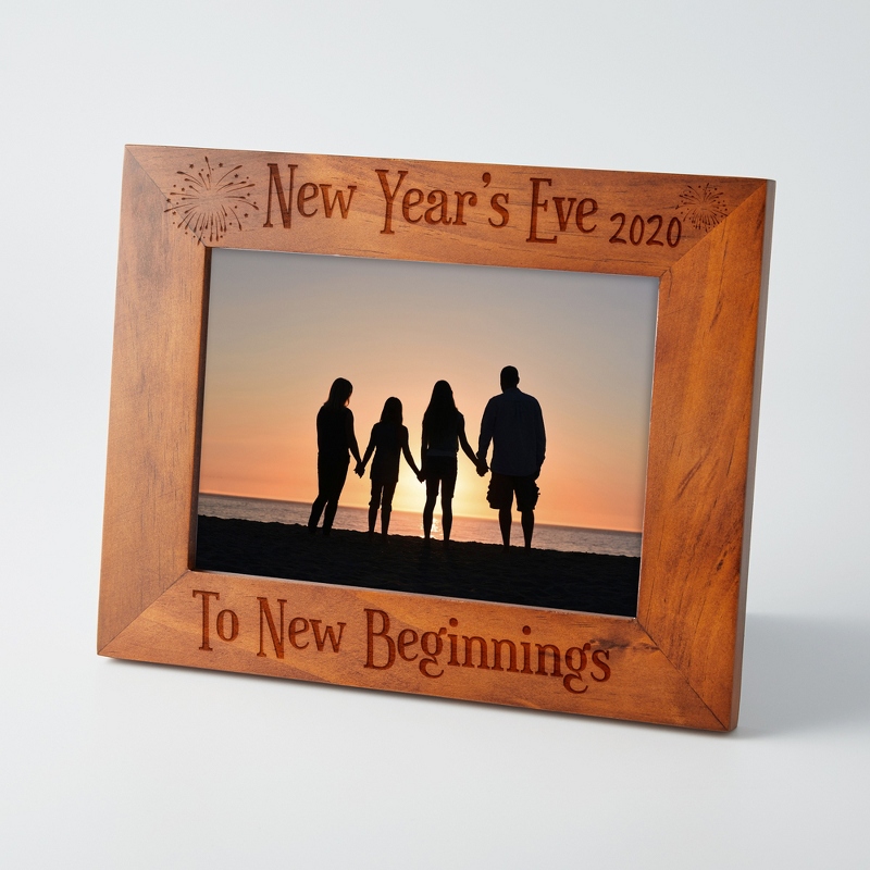 Image of Personalized NYE 2020 Pinewood Frame