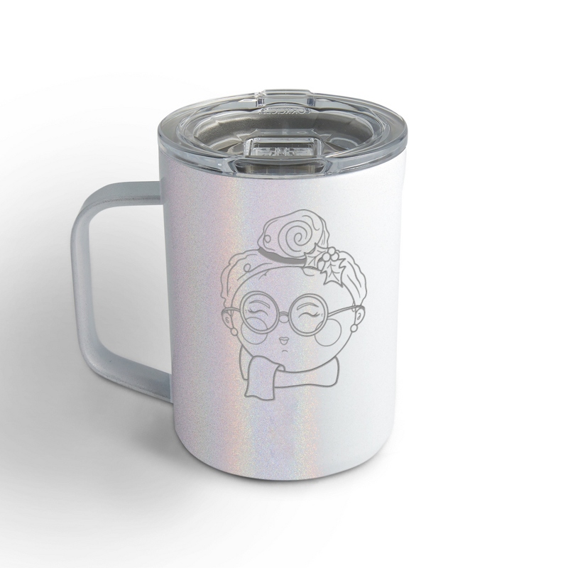 Image of Corkcicle Opalescent Mrs Claus Personalized Mug