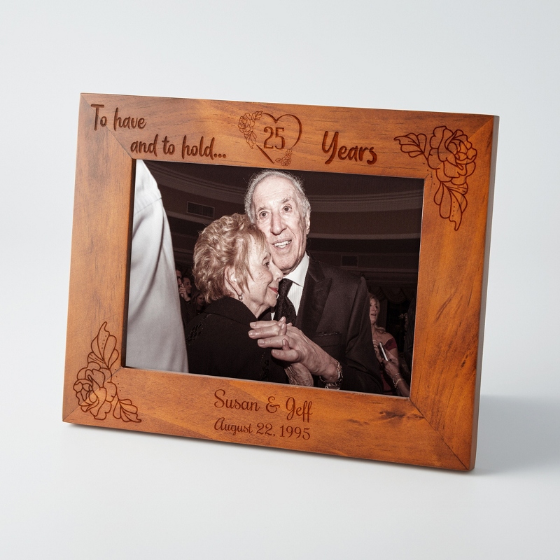 Image of Pinewood Personalized Anniversary Frame