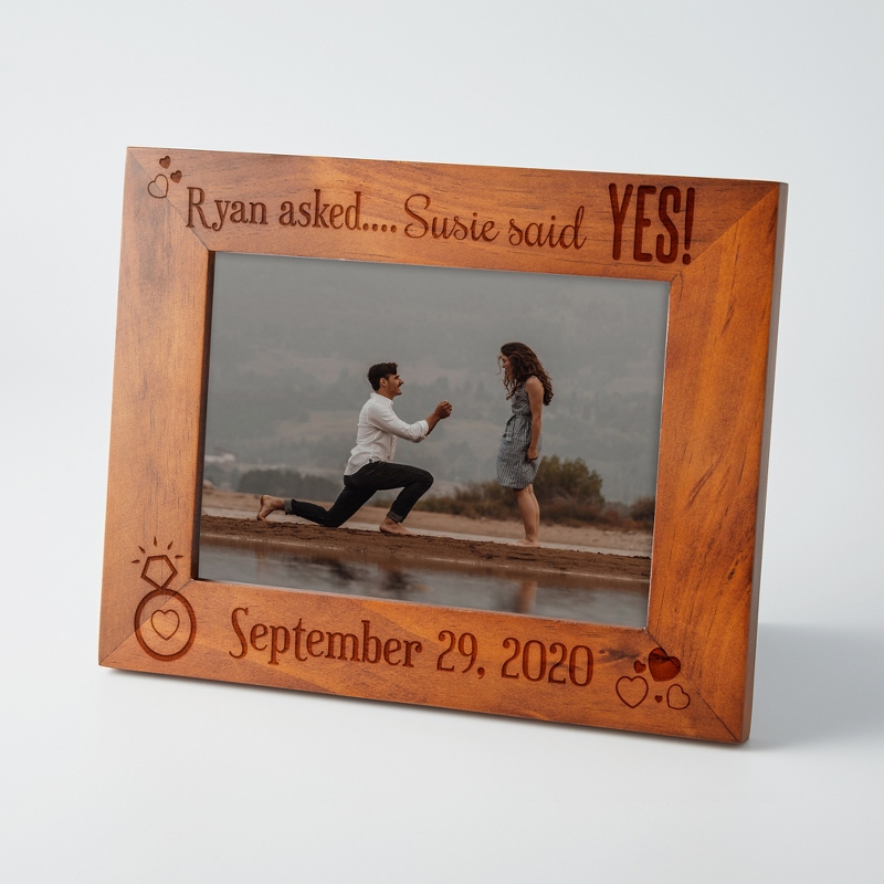 Image of Pinewood Personalized Engagement Frame