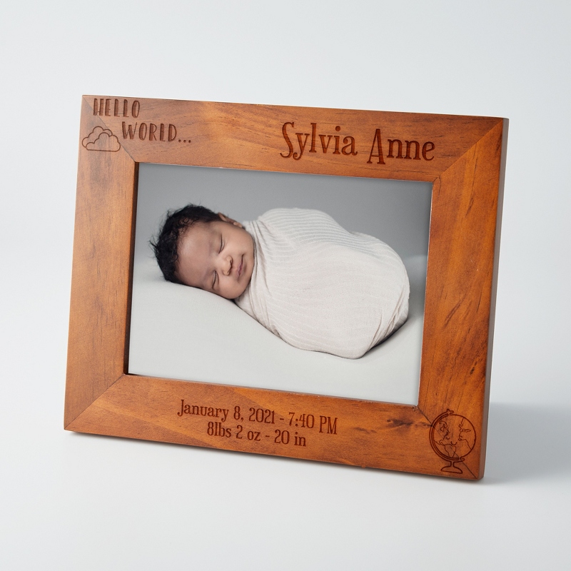 Image of Pinewood Personalized New Baby Frame