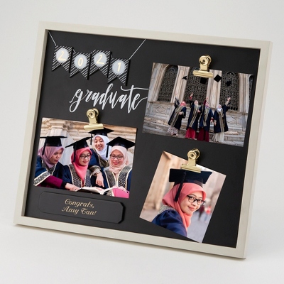 2021 Graduate Personalized 3-Clip Frame
