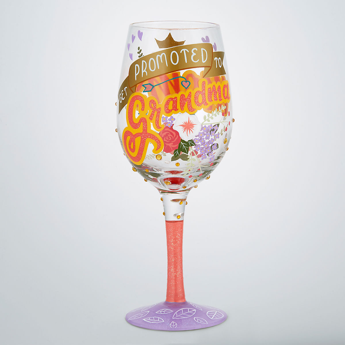 FREE P&P Special Grandma Wine Glass Charm with Gift Card 