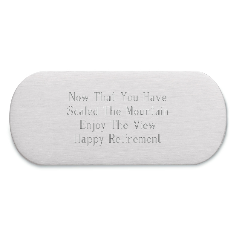 Image of 1 1/4 x 2 3/4 Oval Nickel Silver Plate