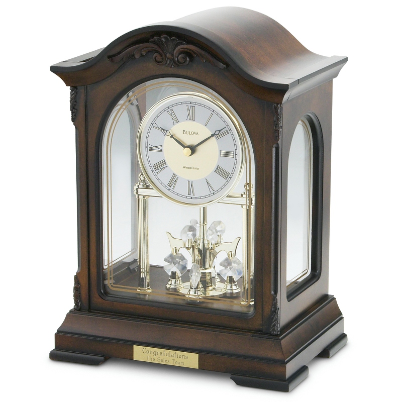 Image of Bulova Crystal Pendulum Clock