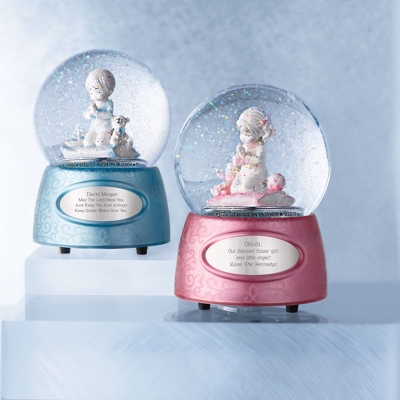 Things Remembered Personalized Praying Boy Musical Snow Globe with