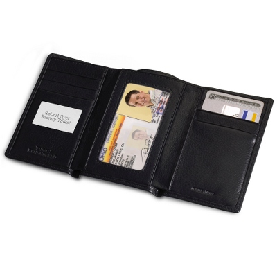 Personalized Black Trifold Wallet By Things Remembered | Yazio