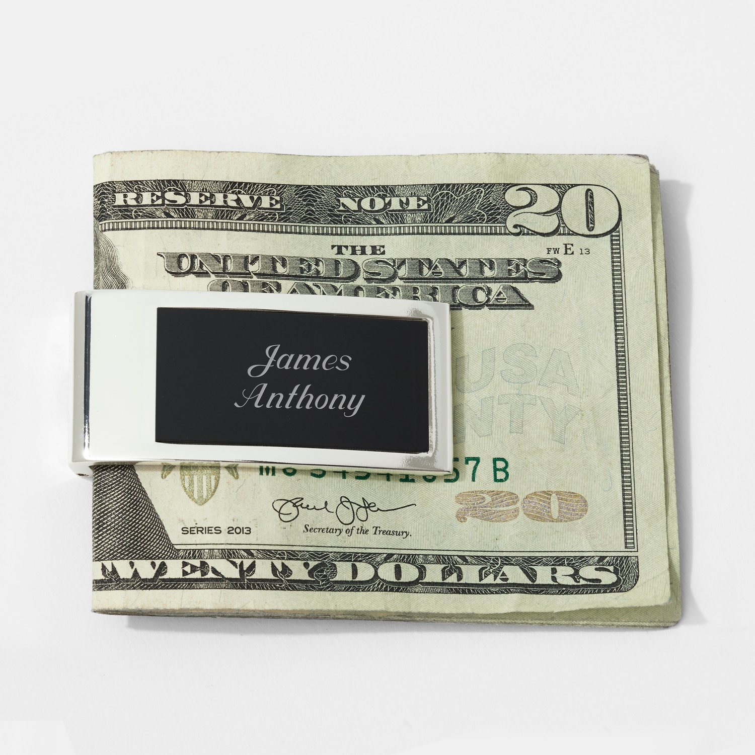 Personalized Wallets Money Clips At Things Remembered - black matte money clip