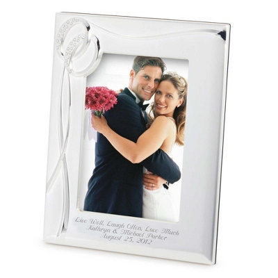 Personalized Double Rings 5×7 Frame By Things Remembered | Dynander