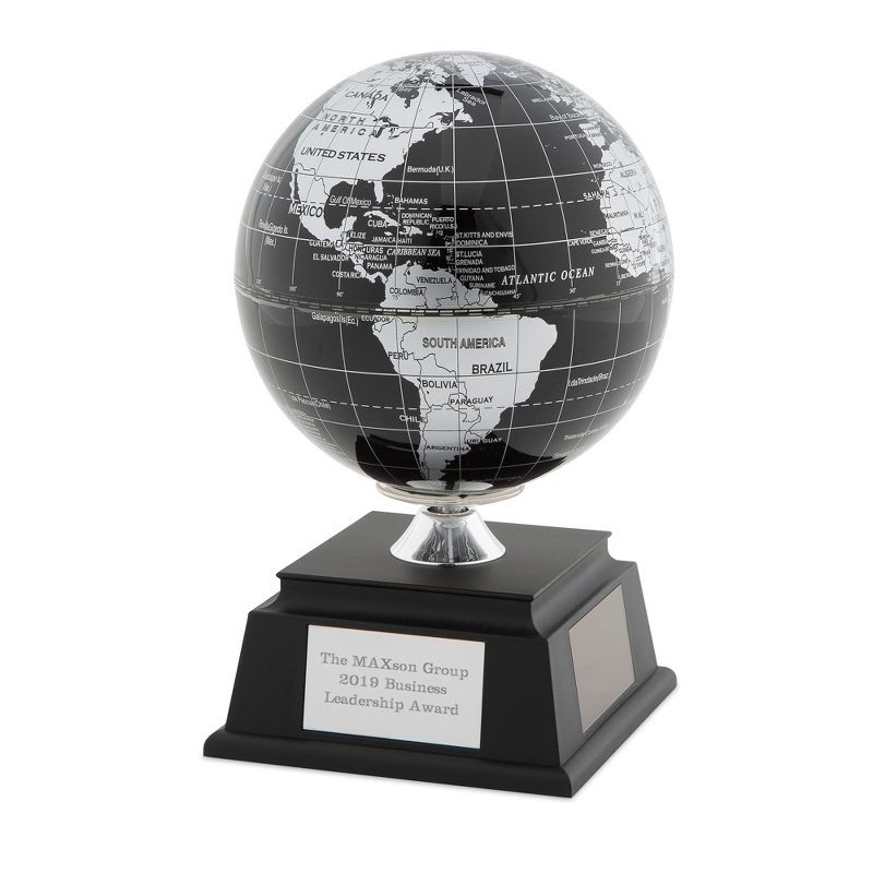 Image of Black Solar Globe