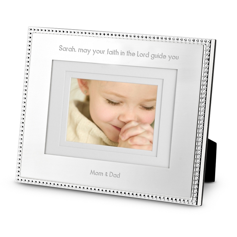 Image of Landscape Silver Beaded 4 x 6 Frame