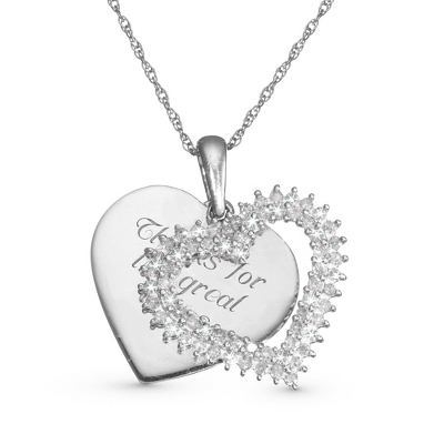 heart necklace under 50