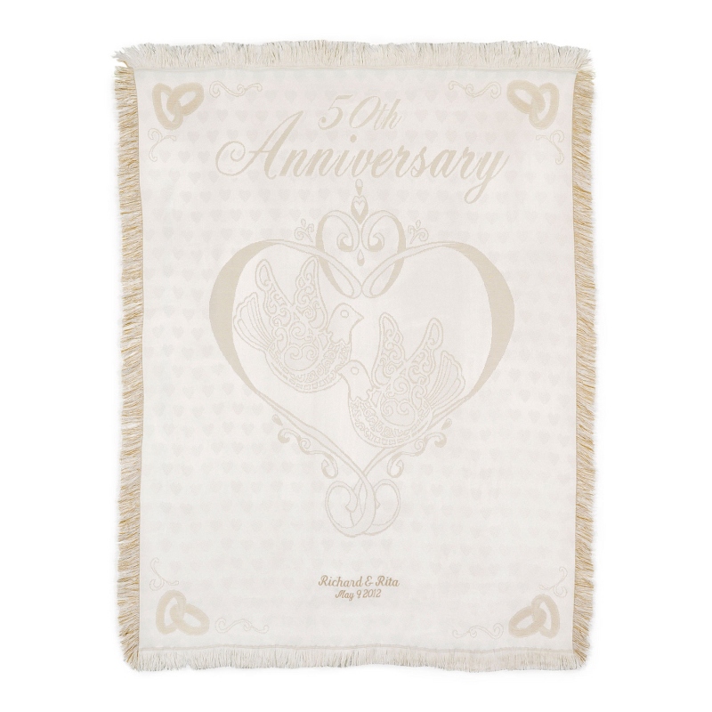 Image of 50th Anniversary Throw