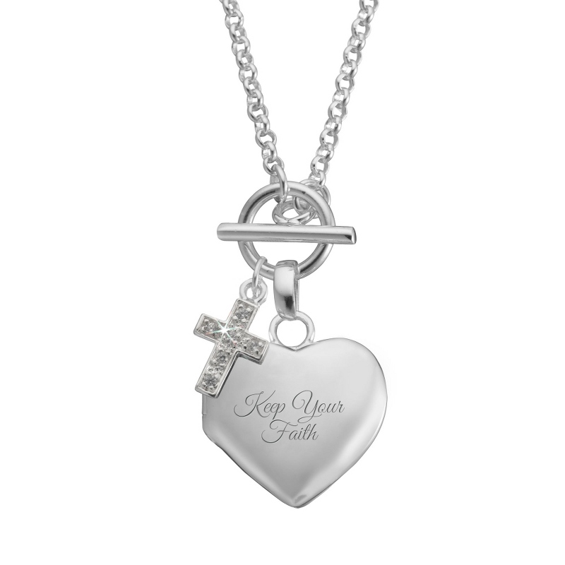 Image of Cross Toggle Necklace
