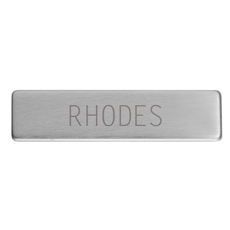 Image of Silver Name Badge