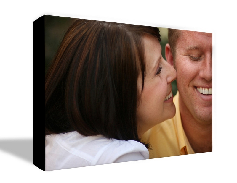 Image of 11" x 14" Wedding Photo to Canvas Art: Color