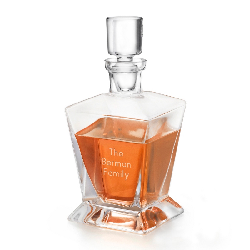 Image of Hand Blown Whiskey Decanter