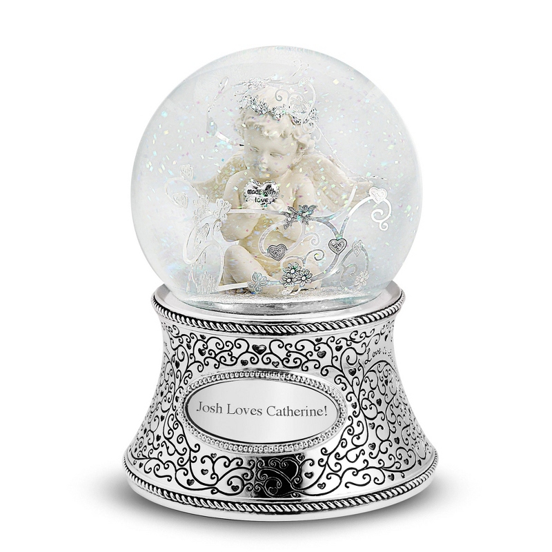Image of Cherub Musical Snow Globe