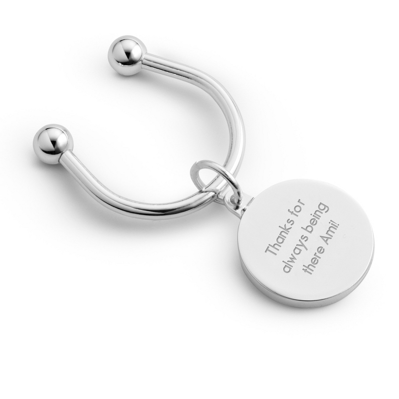 Image of Circle Tag Key Chain